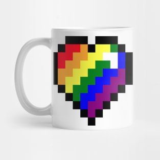 Pride Pixel Heart Mug